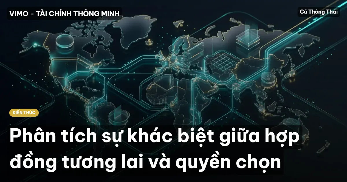 Phân tích sự khác biệt giữa hợp đồng tương lai và quyền chọn