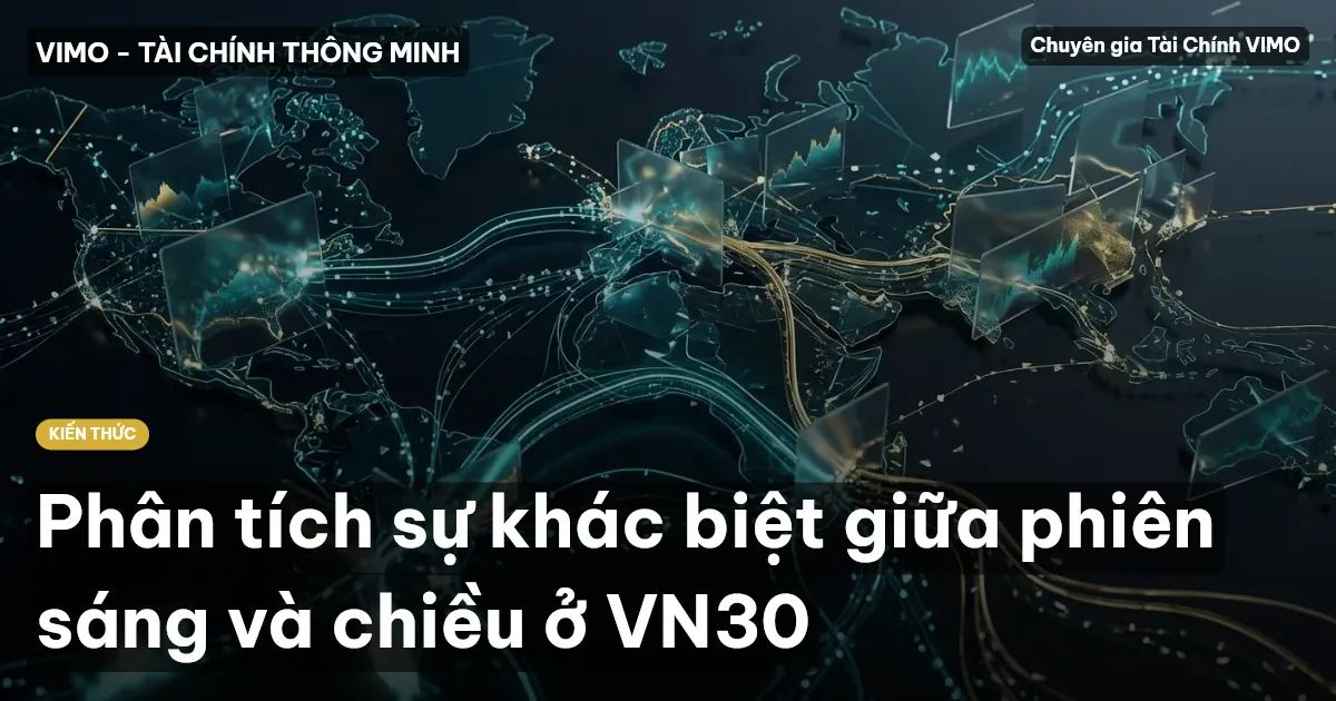 Phân tích sự khác biệt giữa phiên sáng và chiều ở VN30
