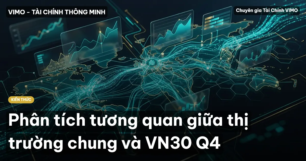 Phân tích tương quan giữa thị trường chung và VN30 Q4