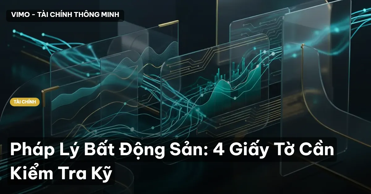 Pháp Lý Bất Động Sản: 4 Giấy Tờ Cần Kiểm Tra Kỹ