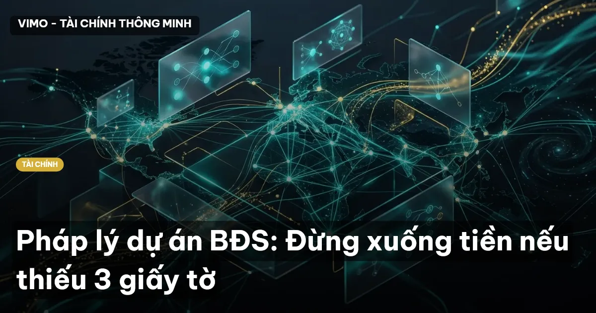 Pháp lý dự án BĐS: Đừng xuống tiền nếu thiếu 3 giấy tờ