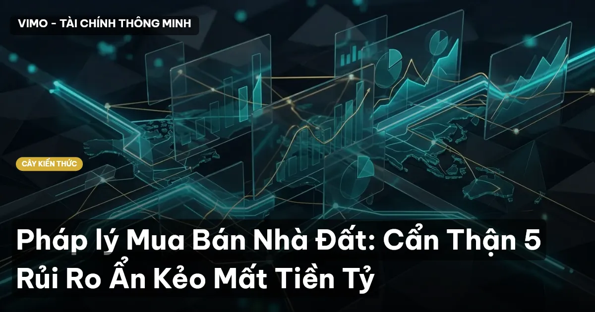Pháp lý Mua Bán Nhà Đất: Cẩn Thận 5 Rủi Ro Ẩn Kẻo Mất Tiền Tỷ