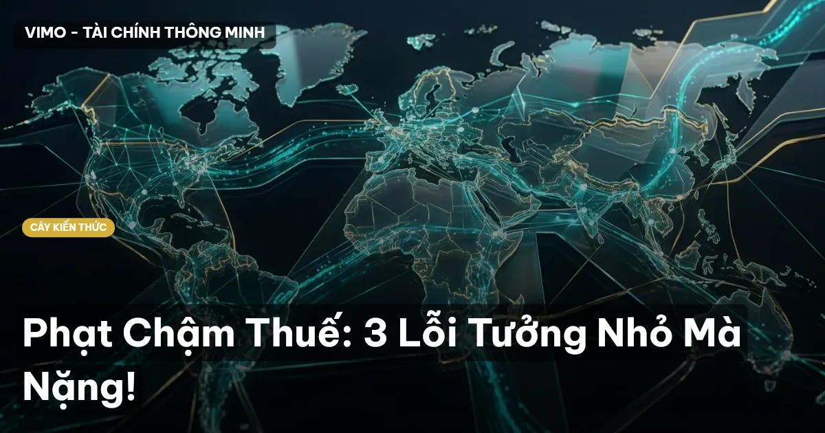 Phạt Chậm Thuế: 3 Lỗi Tưởng Nhỏ Mà Nặng!