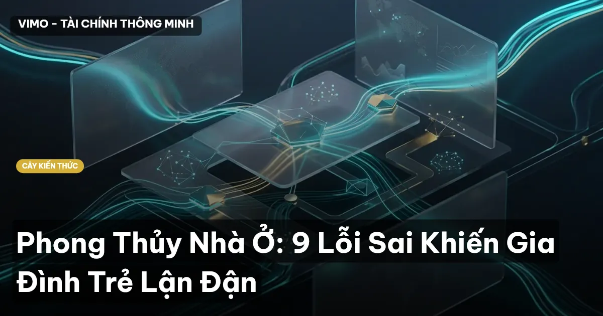 Phong Thủy Nhà Ở: 9 Lỗi Sai Khiến Gia Đình Trẻ Lận Đận