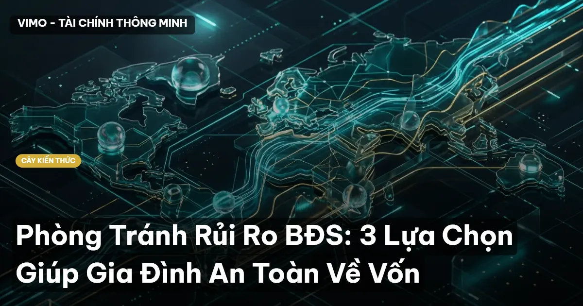 Phòng Tránh Rủi Ro BĐS: 3 Lựa Chọn Giúp Gia Đình An Toàn Về Vốn