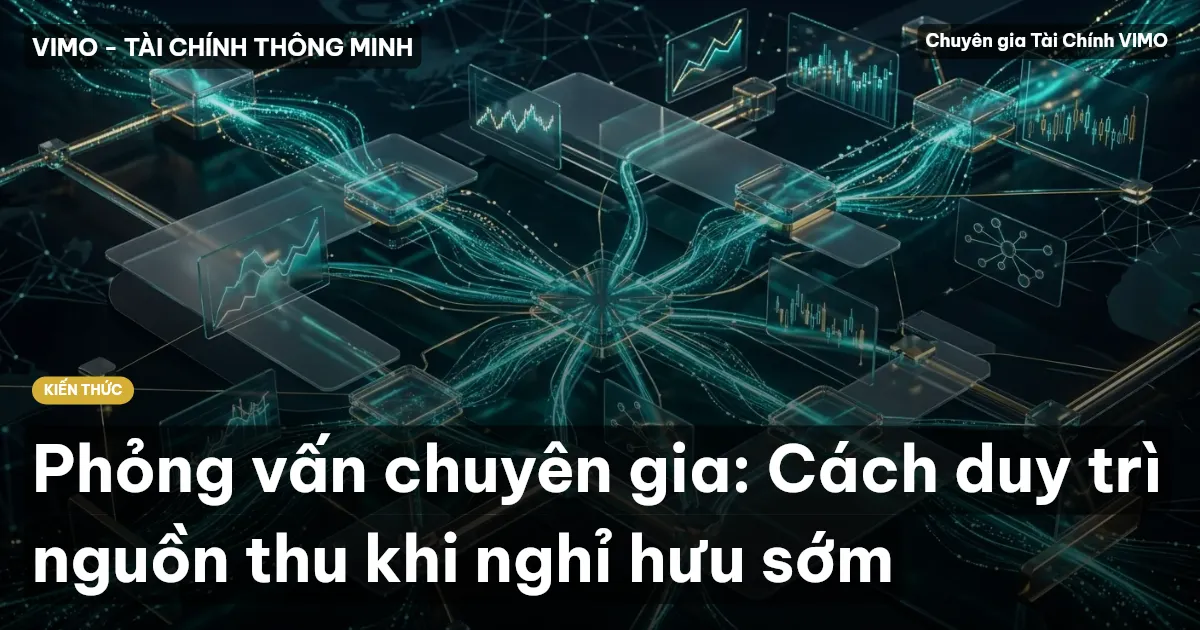 Phỏng vấn chuyên gia: Cách duy trì nguồn thu khi nghỉ hưu sớm