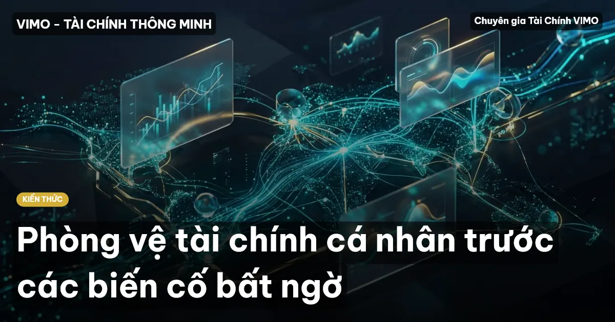 Phòng vệ tài chính cá nhân trước các biến cố bất ngờ