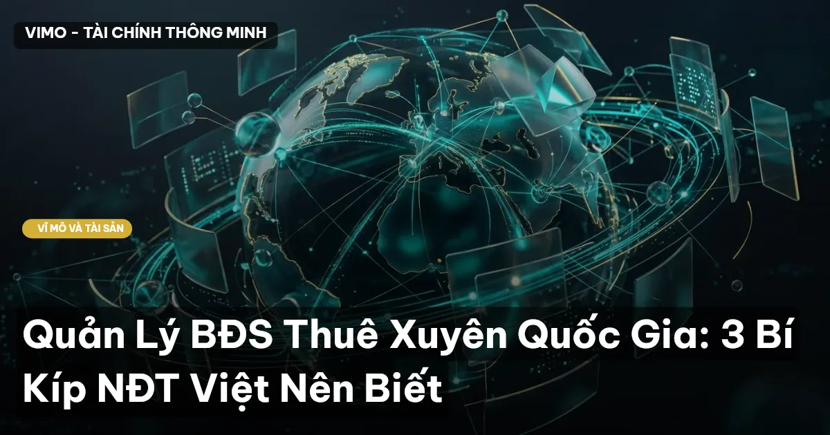 Quản Lý BĐS Thuê Xuyên Quốc Gia: 3 Bí Kíp NĐT Việt Nên Biết