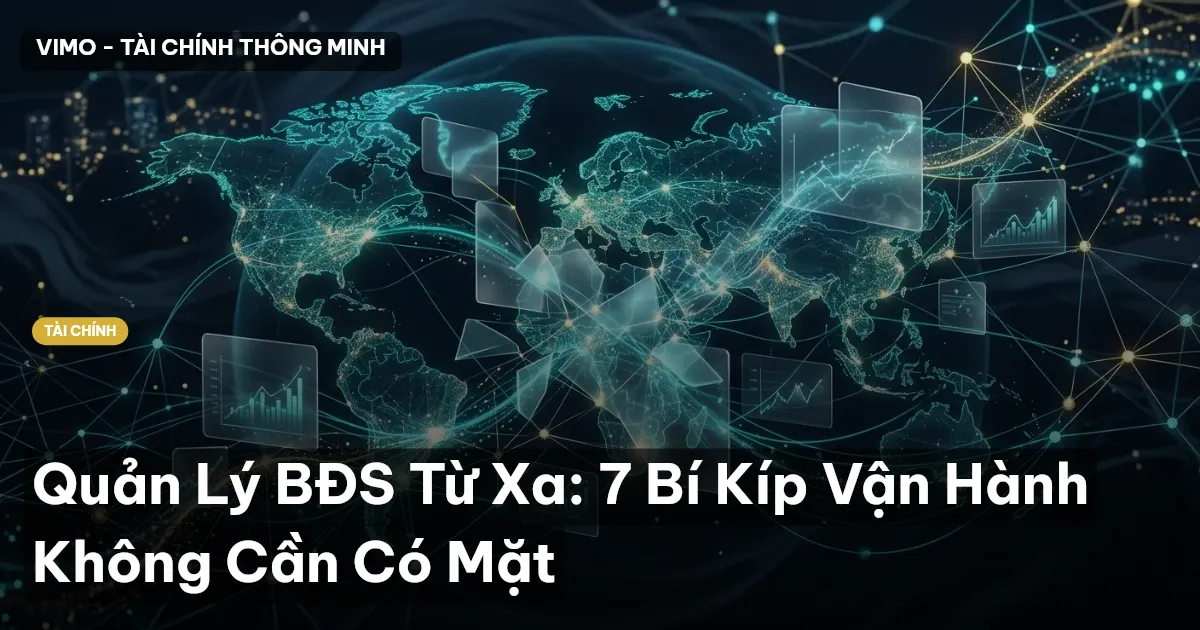 Quản Lý BĐS Từ Xa: 7 Bí Kíp Vận Hành Không Cần Có Mặt