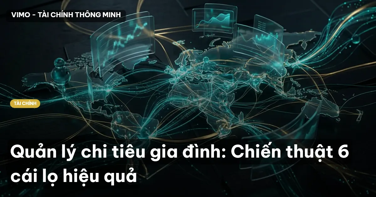 Quản lý chi tiêu gia đình: Chiến thuật 6 cái lọ hiệu quả