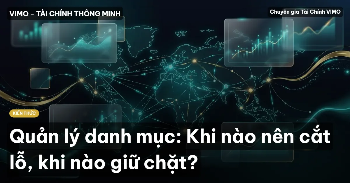 Quản lý danh mục: Khi nào nên cắt lỗ, khi nào giữ chặt?