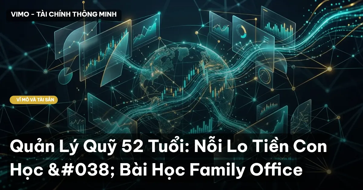 Quản Lý Quỹ 52 Tuổi: Nỗi Lo Tiền Con Học & Bài Học Family Office