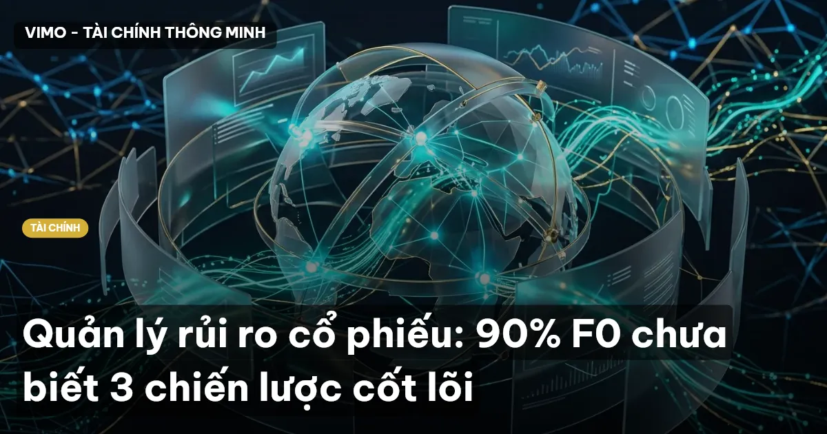Quản lý rủi ro cổ phiếu: 90% F0 chưa biết 3 chiến lược cốt lõi