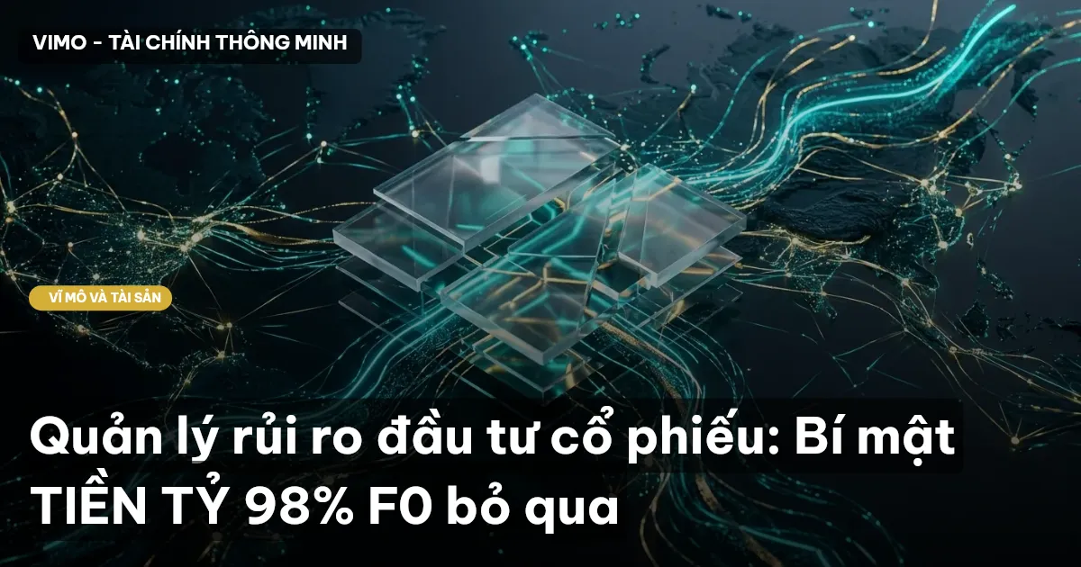 Quản lý rủi ro đầu tư cổ phiếu: Bí mật TIỀN TỶ 98% F0 bỏ qua