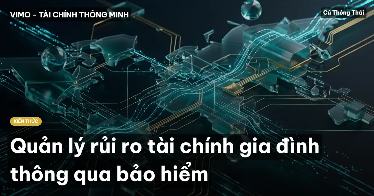 Quản lý rủi ro tài chính gia đình thông qua bảo hiểm