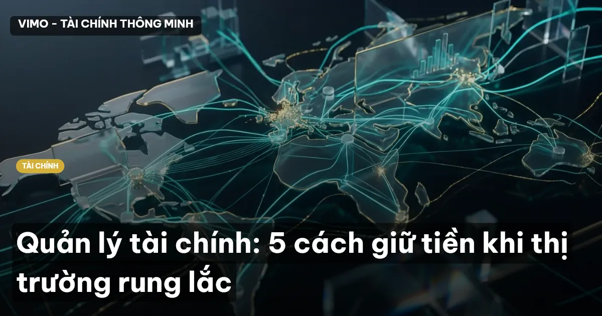 Quản lý tài chính: 5 cách giữ tiền khi thị trường rung lắc