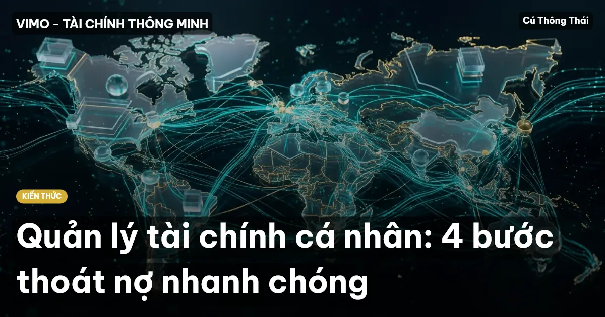 Quản lý tài chính cá nhân: 4 bước thoát nợ nhanh chóng