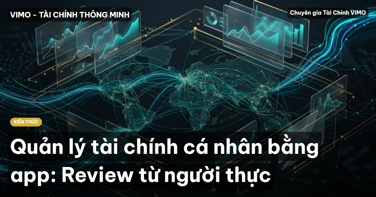 Quản lý tài chính cá nhân bằng app: Review từ người thực