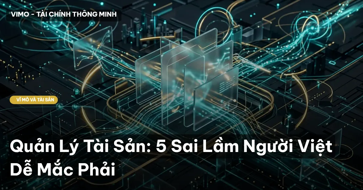 Quản Lý Tài Sản: 5 Sai Lầm Người Việt Dễ Mắc Phải
