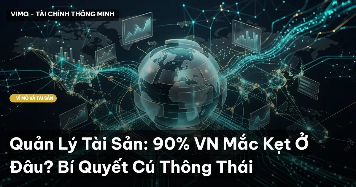Quản Lý Tài Sản: 90% VN Mắc Kẹt Ở Đâu? Bí Quyết Cú Thông Thái