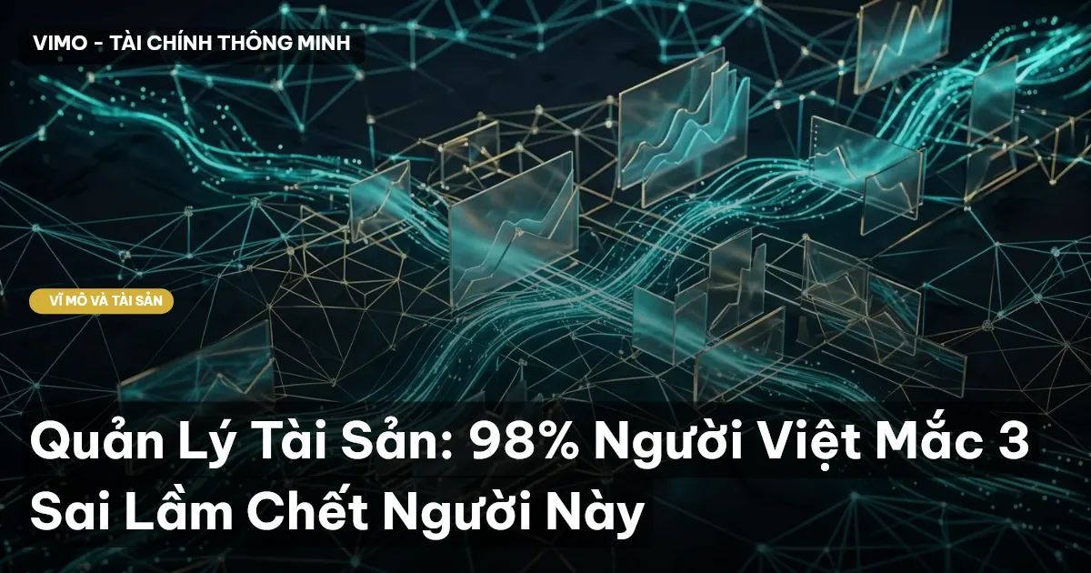 Quản Lý Tài Sản: 98% Người Việt Mắc 3 Sai Lầm Chết Người Này