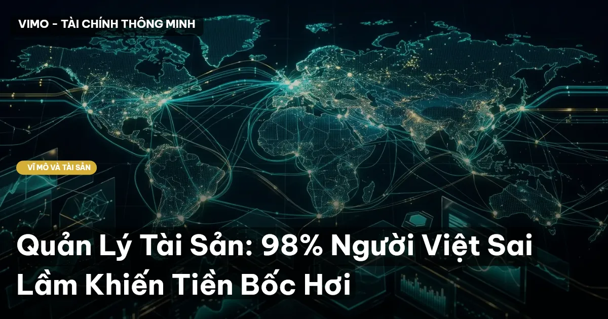 Quản Lý Tài Sản: 98% Người Việt Sai Lầm Khiến Tiền Bốc Hơi