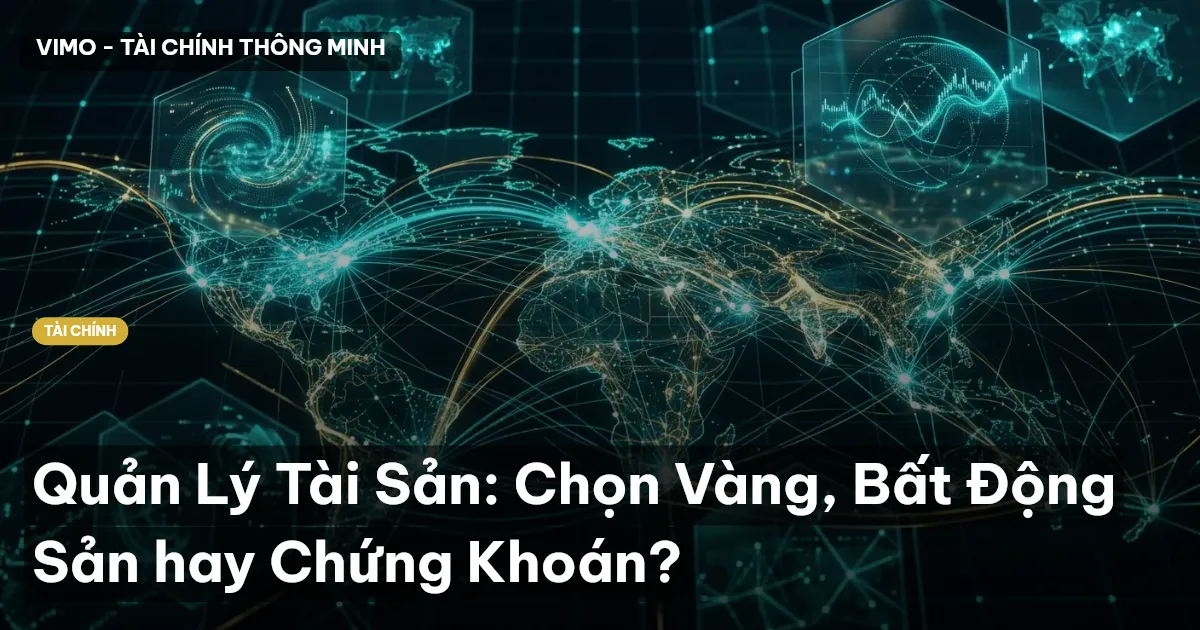 Quản Lý Tài Sản: Chọn Vàng, Bất Động Sản hay Chứng Khoán?