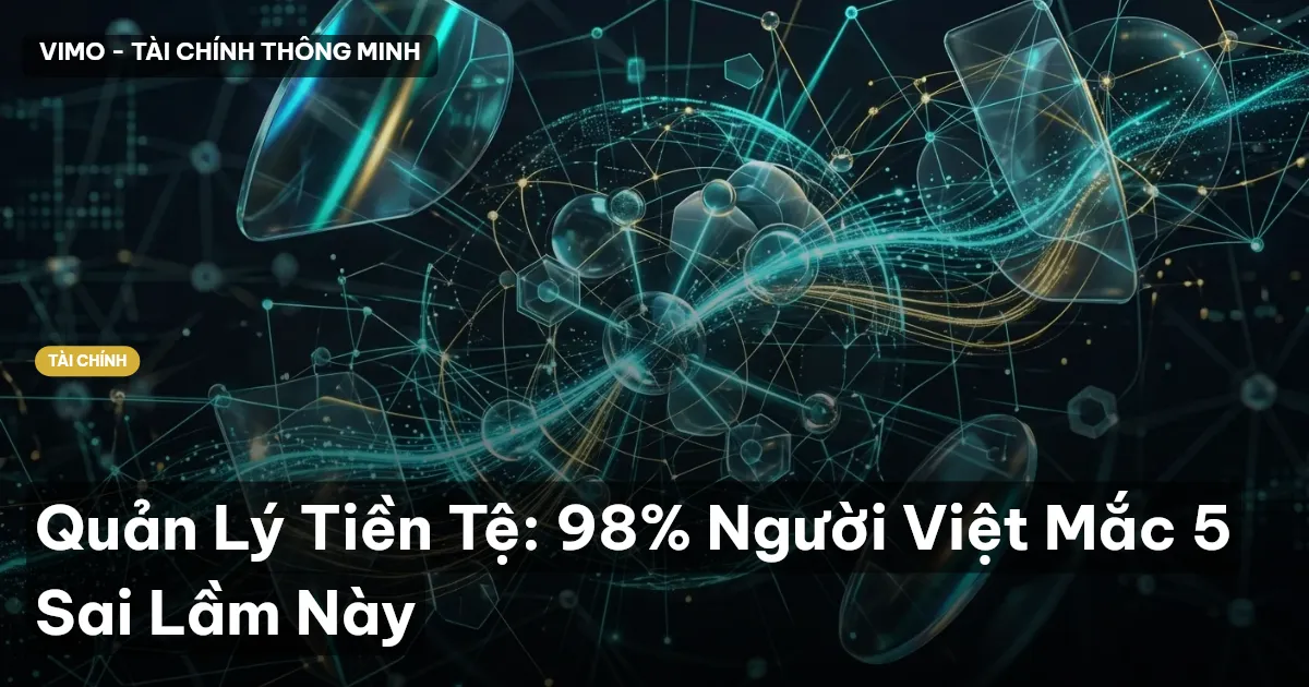 Quản Lý Tiền Tệ: 98% Người Việt Mắc 5 Sai Lầm Này