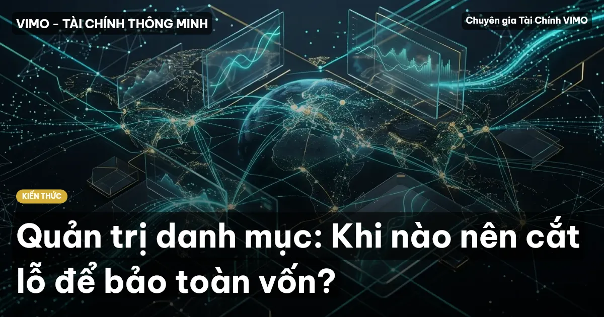 Quản trị danh mục: Khi nào nên cắt lỗ để bảo toàn vốn?