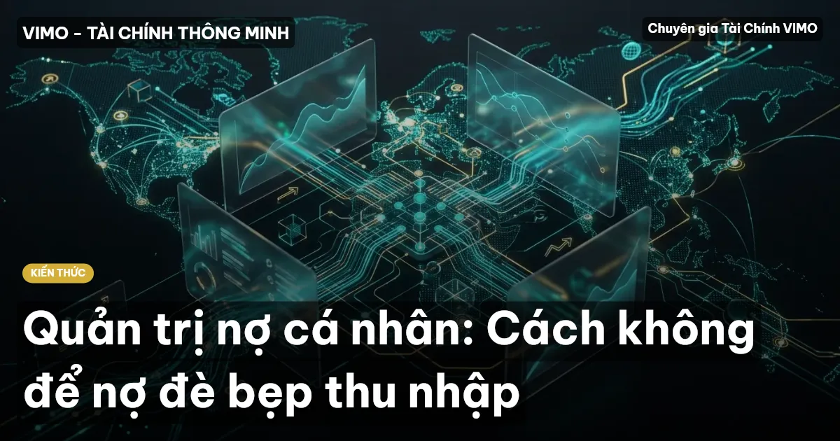 Quản trị nợ cá nhân: Cách không để nợ đè bẹp thu nhập