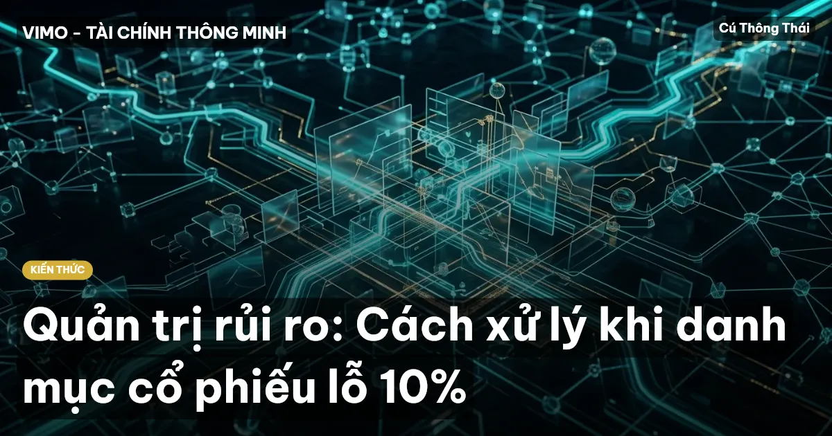 Quản trị rủi ro: Cách xử lý khi danh mục cổ phiếu lỗ 10%