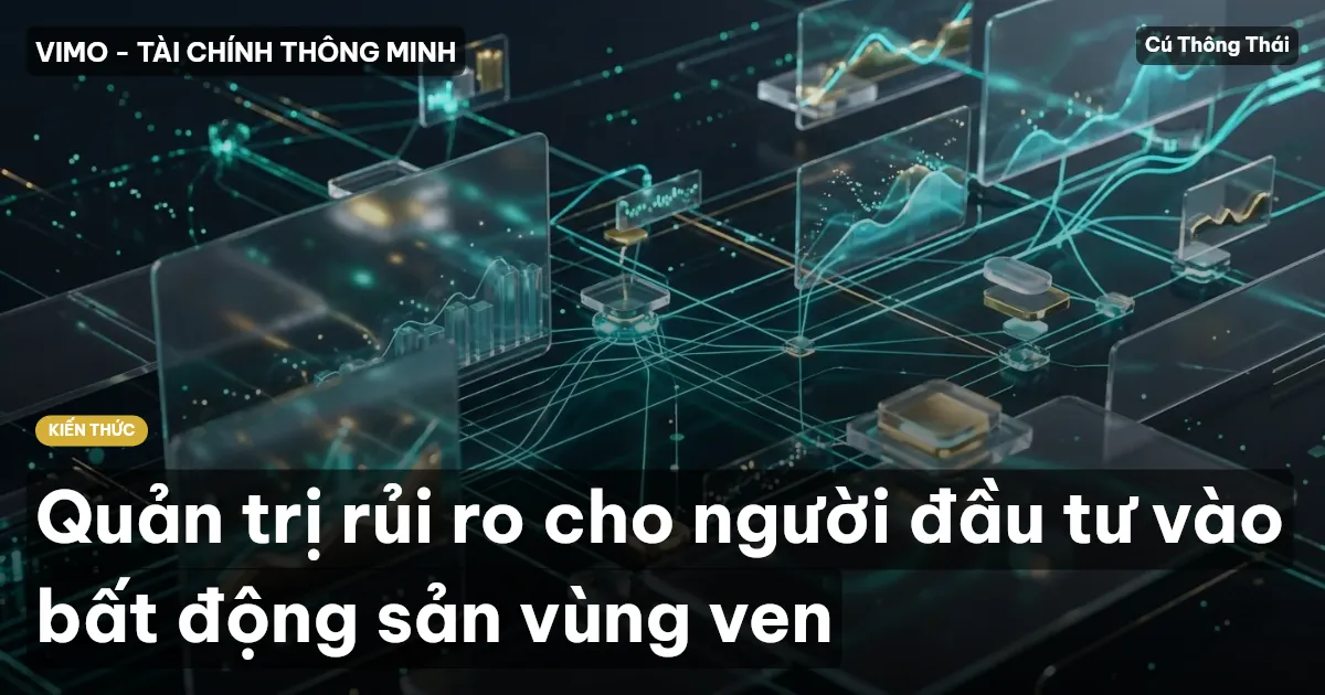 Quản trị rủi ro cho người đầu tư vào bất động sản vùng ven