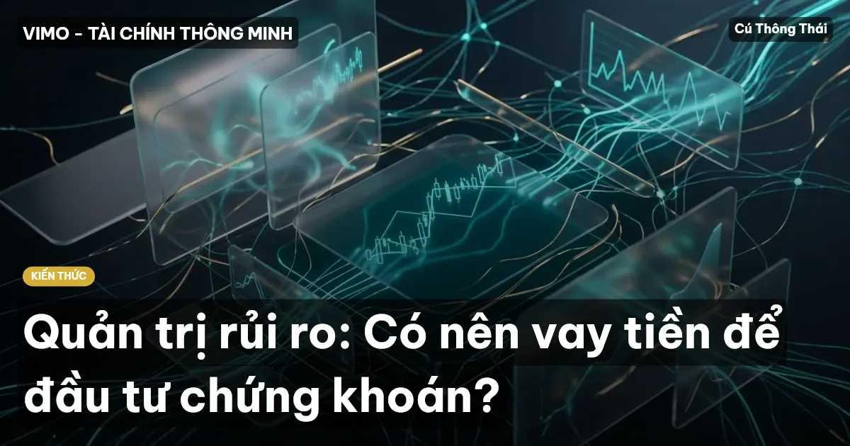 Quản trị rủi ro: Có nên vay tiền để đầu tư chứng khoán?