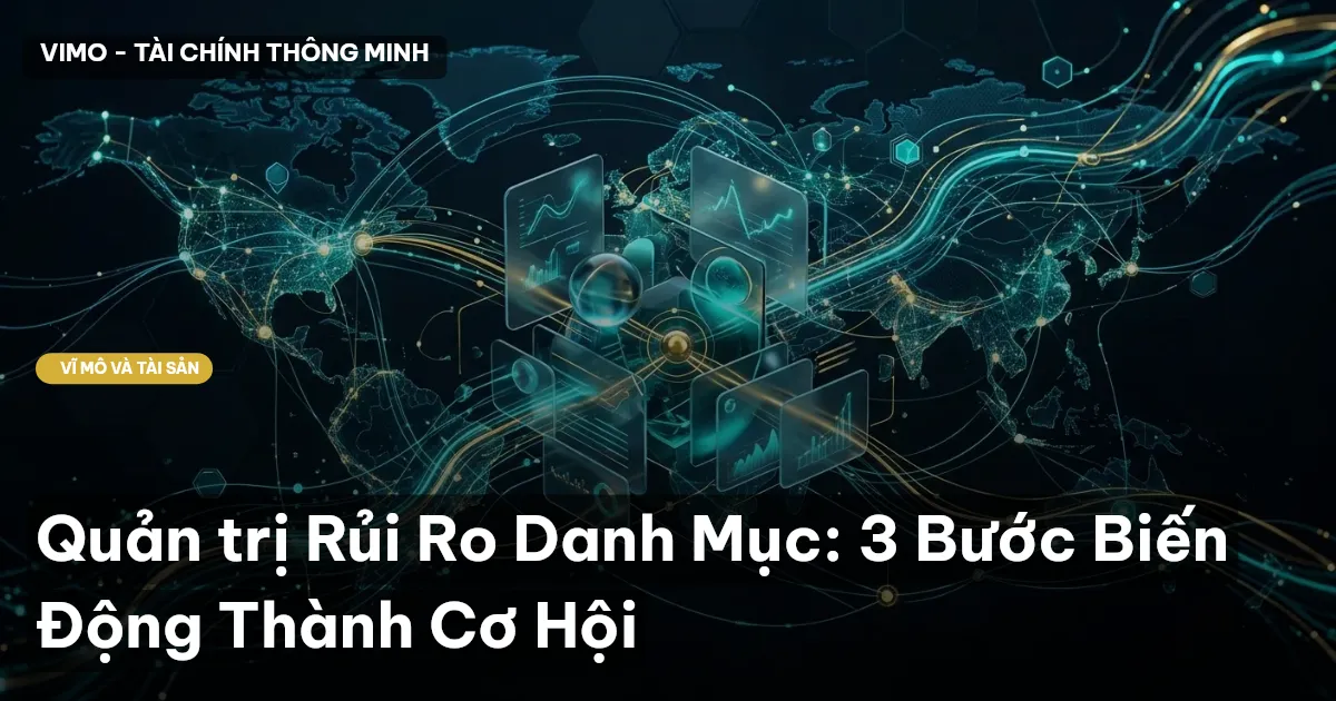 Quản trị Rủi Ro Danh Mục: 3 Bước Biến Động Thành Cơ Hội