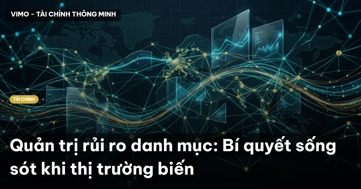 Quản trị rủi ro danh mục: Bí quyết sống sót khi thị trường biến