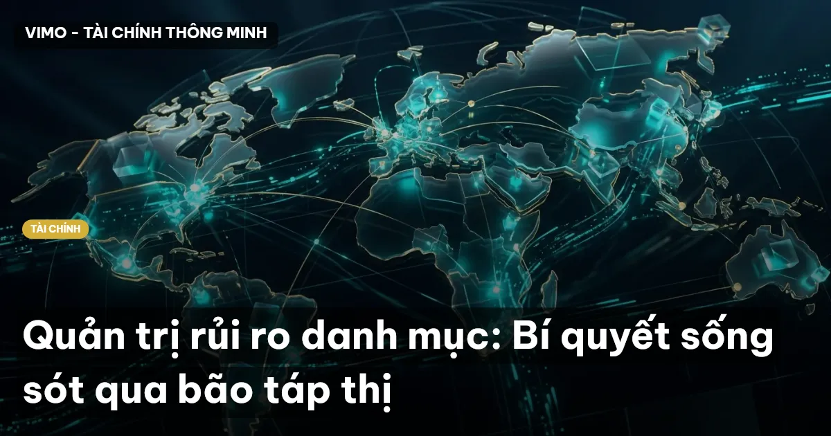 Quản trị rủi ro danh mục: Bí quyết sống sót qua bão táp thị