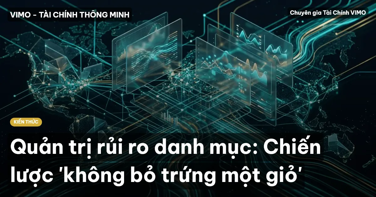 Quản trị rủi ro danh mục: Chiến lược 'không bỏ trứng một giỏ'