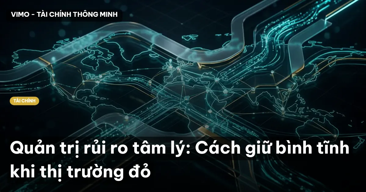 Quản trị rủi ro tâm lý: Cách giữ bình tĩnh khi thị trường đỏ