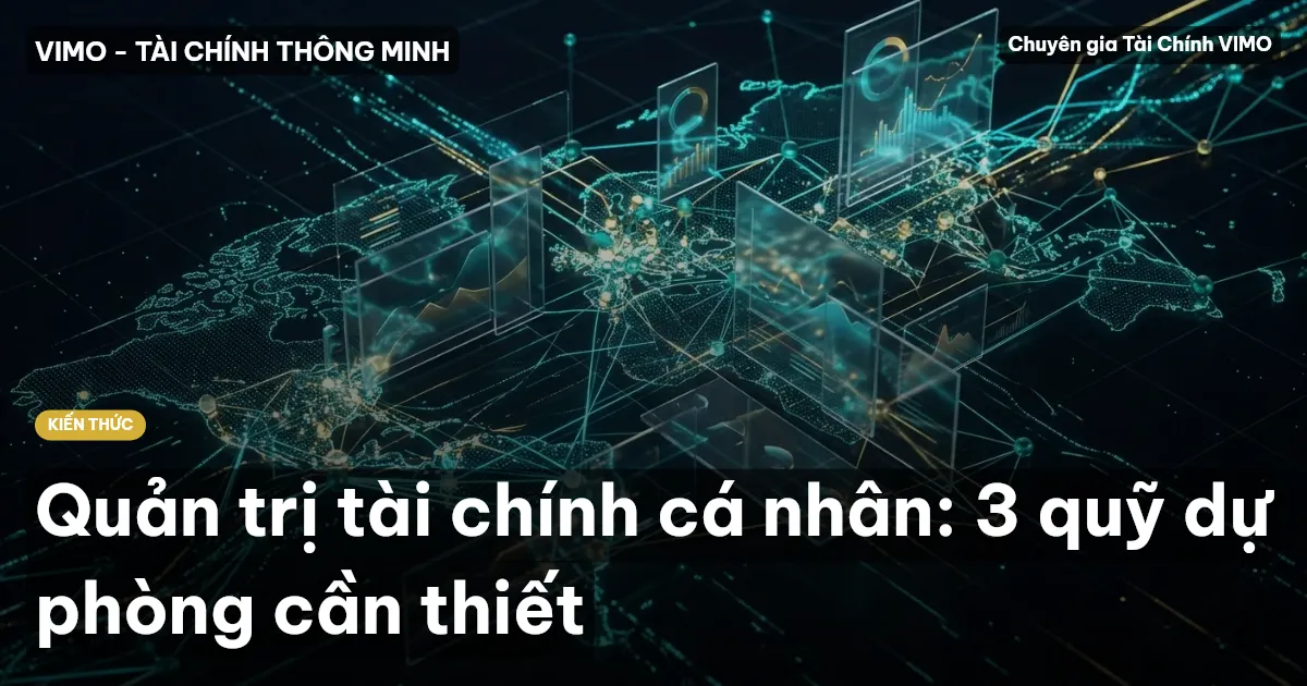 Quản trị tài chính cá nhân: 3 quỹ dự phòng cần thiết
