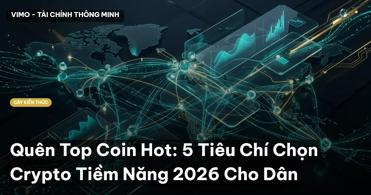 Quên Top Coin Hot: 5 Tiêu Chí Chọn Crypto Tiềm Năng 2026 Cho Dân