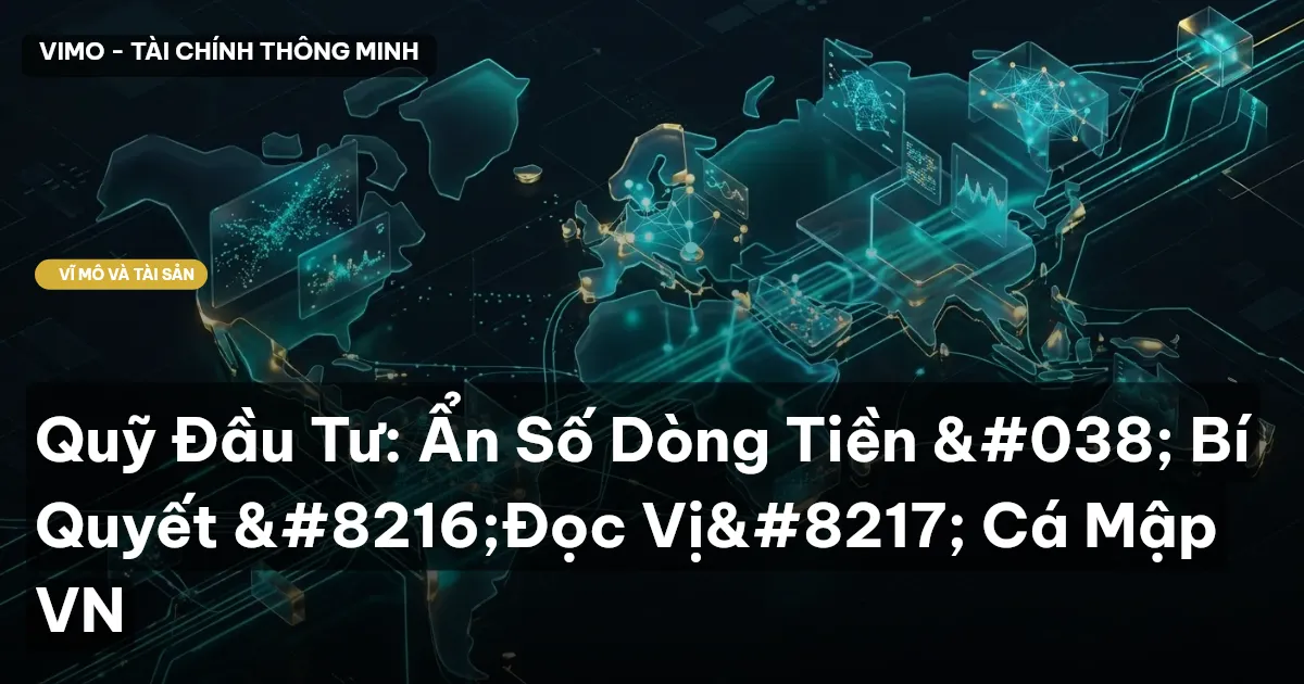 Quỹ Đầu Tư: Ẩn Số Dòng Tiền & Bí Quyết 'Đọc Vị' Cá Mập VN