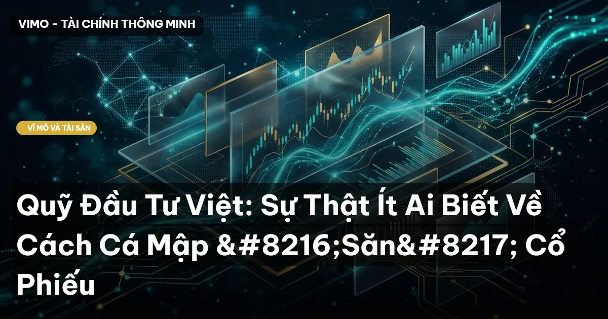 Quỹ Đầu Tư Việt: Sự Thật Ít Ai Biết Về Cách Cá Mập ‘Săn’ Cổ Phiếu