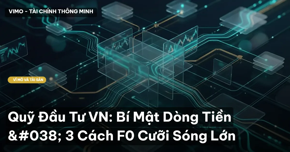 Quỹ Đầu Tư VN: Bí Mật Dòng Tiền & 3 Cách F0 Cưỡi Sóng Lớn