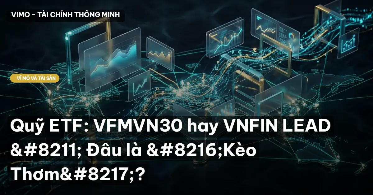 Quỹ ETF: VFMVN30 hay VNFIN LEAD – Đâu là 'Kèo Thơm'?