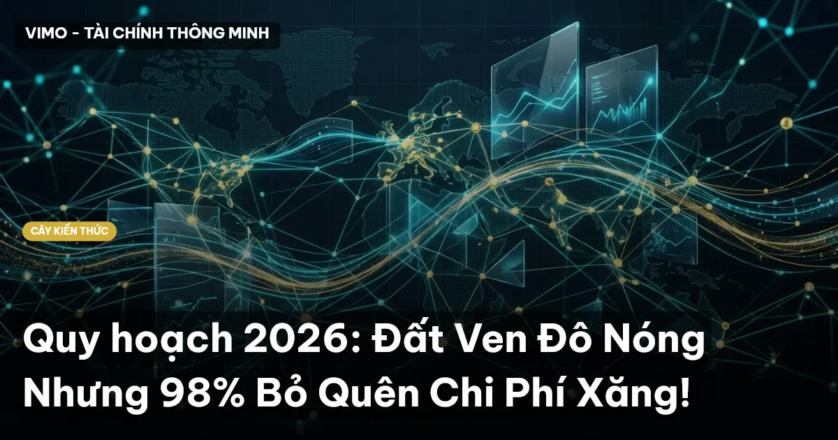 Quy hoạch 2026: Đất Ven Đô Nóng Nhưng 98% Bỏ Quên Chi Phí Xăng!