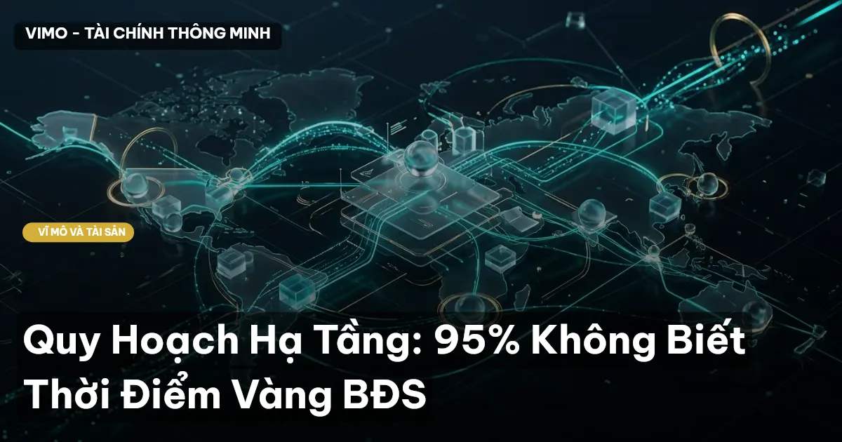 Quy Hoạch Hạ Tầng: 95% Không Biết Thời Điểm Vàng BĐS