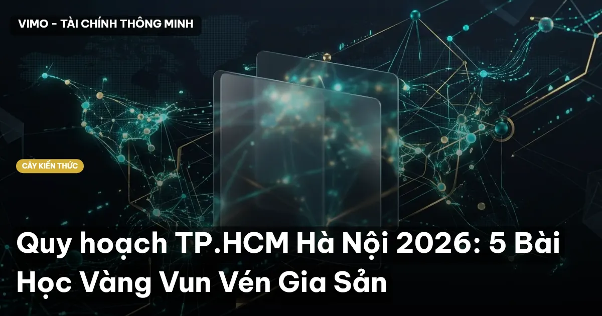 Quy hoạch TP.HCM Hà Nội 2026: 5 Bài Học Vàng Vun Vén Gia Sản