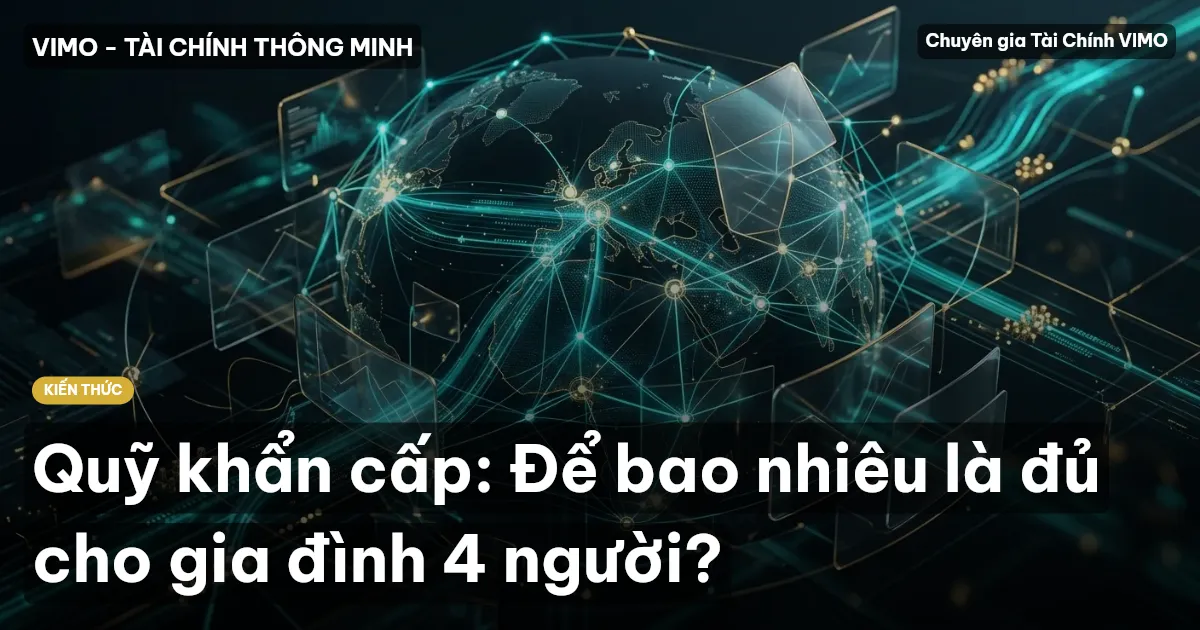 Quỹ khẩn cấp: Để bao nhiêu là đủ cho gia đình 4 người?