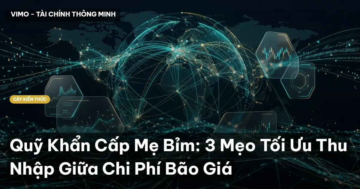 Quỹ Khẩn Cấp Mẹ Bỉm: 3 Mẹo Tối Ưu Thu Nhập Giữa Chi Phí Bão Giá