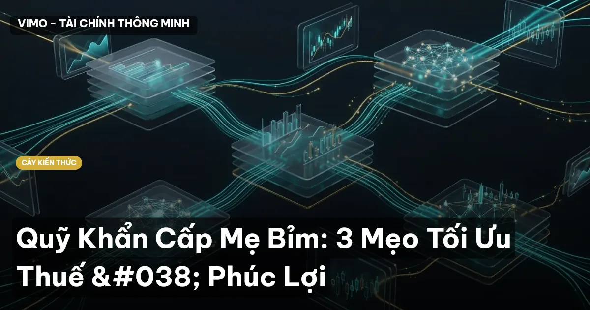 Quỹ Khẩn Cấp Mẹ Bỉm: 3 Mẹo Tối Ưu Thuế & Phúc Lợi